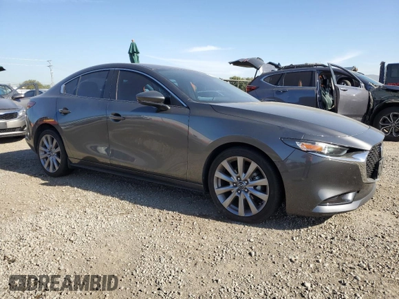 2019 Mazda 3 w/Select with VIN JM1BPACL8K1111585, listed as a Copart auction lot 83870024 with 83,384 mi miles and Salvage Title. Bid and sale history available at carsss.com. Image 4.