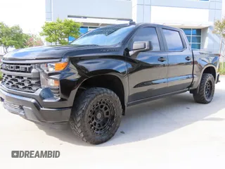 2022 Chevrolet Silverado 1500 Custom with VIN 3GCPABEKXNG501062, listed as a Copart auction lot 53726675 with 37,880 mi miles and Salvage Title. Bid and sale history available at DreamBid. Image 2.