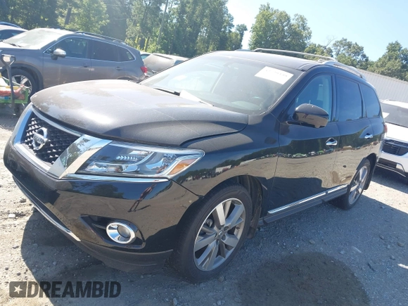 2014 Nissan Pathfinder S with VIN 5N1AR2MMXEC726646, listed as a IAAI auction lot 42729339 with 125,225 mi miles and . Bid and sale history available at DreamBid. Image 2.