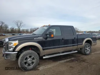 2012 Ford Super Duty F-250 SRW XL with VIN 1FT7W2B64CEB48833, listed as a Copart auction lot 46619415 with 126,860 mi miles and Salvage Title. Bid and sale history available at carsss.com. Image 1.