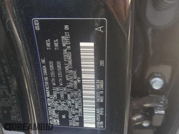 2024 Lexus NX 350h Luxury with VIN 2T2HKCEZ2RC018424, listed as a Copart auction lot 63134645 with 5,158 mi miles and Salvage title. Bid and sale history available at DreamBid. Image 13.