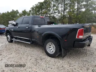 2017 Ram 3500 Longhorn with VIN 3C63RRKL2HG580350, listed as a Copart auction lot 43049205 with 202,678 mi miles and Salvage Title. Bid and sale history available at carsss.com. Image 2.