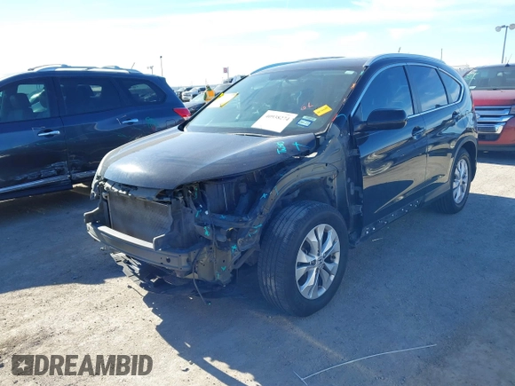2013 Honda CR-V EX-L with VIN 5J6RM3H7XDL006496, listed as a IAAI auction lot 40938274 with 153,165 mi miles and . Bid and sale history available at DreamBid. Image 6.