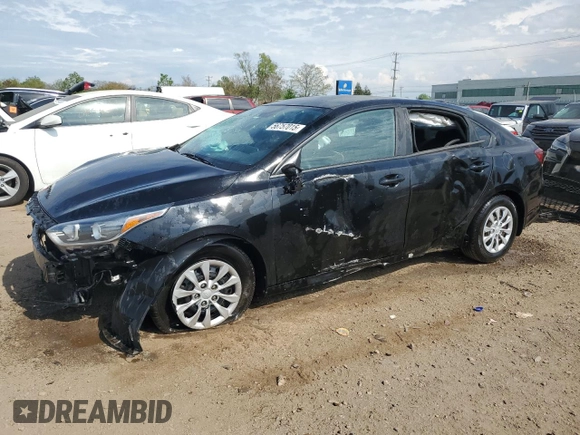 2019 Kia Forte LXS with VIN 3KPF24AD3KE105929, listed as a Copart auction lot 56757015 with 87,158 mi miles and Salvage title. Bid and sale history available at DreamBid. Image 1.