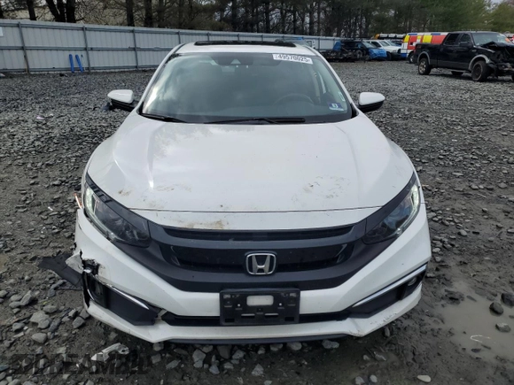 2019 Honda Civic Sedan EX with VIN JHMFC1F3XKX006440, listed as a Copart auction lot 49570025 with 75,621 mi miles and Salvage Title. Bid and sale history available at carsss.com. Image 5.