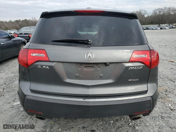 2007 Acura MDX Tech Pkg with VIN 2HNYD28377H514896, listed as a Copart auction lot 46595765 with 202,677 mi miles and Salvage Title. Bid and sale history available at carsss.com. Image 6.