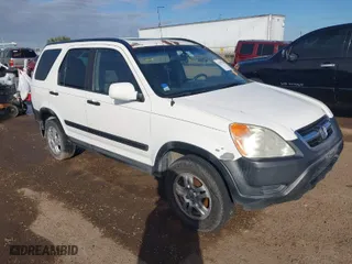 2003 Honda CR-V EX with VIN SHSRD778X3U102596, listed as a IAAI auction lot 41337565 with 1 mi miles. Bid and sale history available at carsss.com. Image 1.