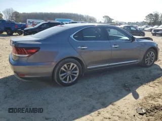 2016 Lexus LS 460 with VIN JTHBL5EF5G5141362, listed as a Copart auction lot 47226875 with 59,165 mi miles and Salvage title. Bid and sale history available at DreamBid. Image 3.