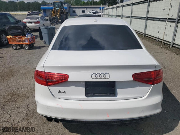2016 Audi A4 Premium with VIN WAUAFAFL6GN010441, listed as a Copart auction lot 51823785 with 196,263 mi miles and Salvage Title. Bid and sale history available at carsss.com. Image 6.