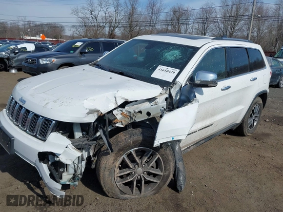 2018 Jeep Grand Cherokee Limited with VIN 1C4RJFBG2JC108914, listed as a IAAI auction lot 41650439 with 82,643 mi miles and . Bid and sale history available at DreamBid. Image 6.