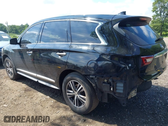 2019 Infiniti QX60 Luxe with VIN 5N1DL0MM0KC515759, listed as a IAAI auction lot 42743015 with 69,863 mi miles and . Bid and sale history available at DreamBid. Image 3.