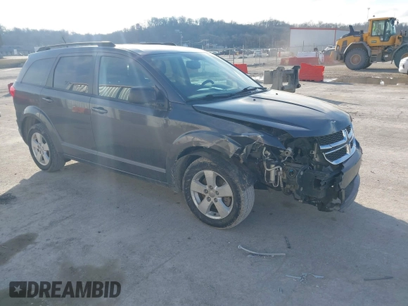 2014 Dodge Journey SE with VIN 3C4PDCAB0ET283756, listed as a IAAI auction lot 41490472 with 122,695 mi miles. Bid and sale history available at carsss.com. Image 1.