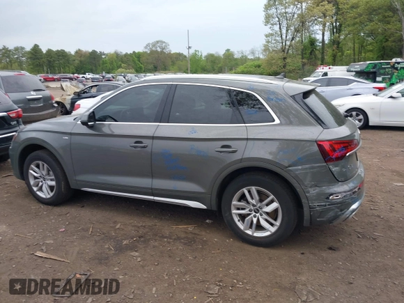 2023 Audi Q5 S line Premium with VIN WA1GAAFY2P2013050, listed as a IAAI auction lot 42208300 with 22,218 mi miles and . Bid and sale history available at DreamBid. Image 14.