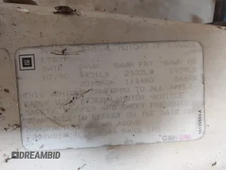 1990 Buick Regal с VIN 2G4WB14LXL1458244, выставлен на аукционе IAAI как лот 42364213 с пробегом 45 816 миль миль и . История ставок и продаж доступна на DreamBid. Изображение 9.