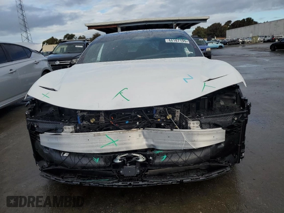 2022 Lucid Air Grand Touring with VIN 50EA1GBA8NA005976, listed as a Copart auction lot 44187195 with 1,302 mi miles and Salvage Title. Bid and sale history available at carsss.com. Image 5.