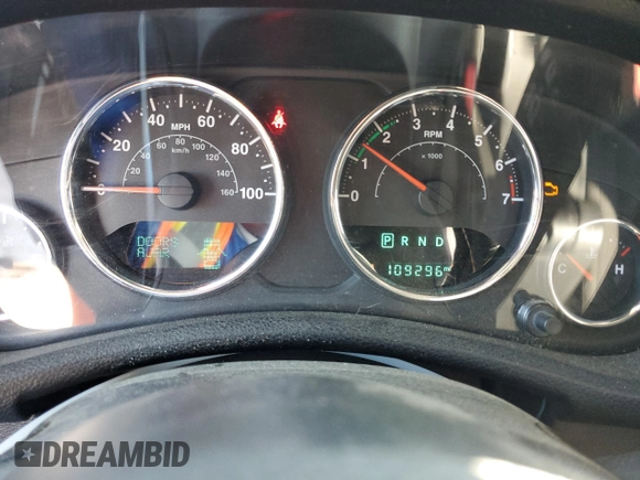 2016 Jeep Wrangler Unlimited Sport with VIN 1C4BJWDG0GL187779, listed as a Copart auction lot 62480015 with 109,296 mi miles and Salvage title. Bid and sale history available at DreamBid. Image 9.