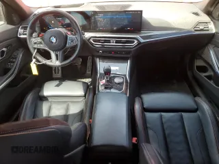 2023 BMW M3 Competition xDrive with VIN WBS43AY03PFN58833, listed as a Copart auction lot 53301495 with 32,032 mi miles and Salvage title. Bid and sale history available at DreamBid. Image 8.