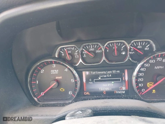 2015 GMC Sierra 1500 SLE with VIN 3GTU2UEC2FG309656, listed as a IAAI auction lot 41922877 with 194,339 mi miles. Bid and sale history available at carsss.com. Image 7.