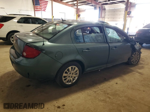 2009 Chevrolet Cobalt with VIN 1G1AL58H297158999, listed as a Copart auction lot 50196425 with Not Provided miles and Salvage Title. Bid and sale history available at DreamBid. Image 3.