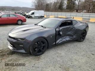2016 Chevrolet Camaro 2SS with VIN 1G1FH1R76G0145782, listed as a Copart auction lot 43236075 with 56,217 mi miles and Salvage Title. Bid and sale history available at carsss.com. Image 1.