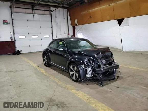 2014 Volkswagen Beetle Turbo R-Line with VIN 3VWVT7ATXEM665178, listed as a Copart auction lot 75652044 with Not Provided miles and Salvage Title. Bid and sale history available at DreamBid. Image 14.