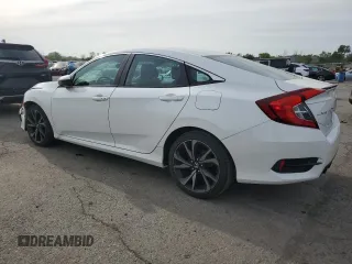 2019 Honda Civic Sport with VIN 2HGFC2F89KH594162, listed as a Copart auction lot 56005095 with 32,870 mi miles and Salvage title. Bid and sale history available at DreamBid. Image 2.
