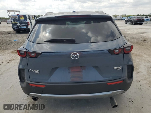 2023 Mazda CX-50 Premium with VIN 7MMVABDY6PN108537, listed as a Copart auction lot 50362155 with 26,231 mi miles and Salvage title. Bid and sale history available at DreamBid. Image 6.