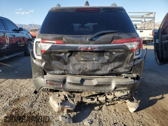 2020 GMC Acadia SLT with VIN 1GKKNMLS8LZ186387, listed as a Copart auction lot 43816935 with 97,716 mi miles and Salvage Title. Bid and sale history available at DreamBid. Image 6.