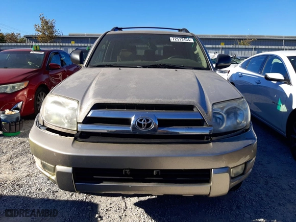2005 Toyota 4Runner SR5 with VIN JTEBU14R850076564, listed as a Copart auction lot 72513404 with 199,135 mi miles and Clean Title. Bid and sale history available at carsss.com. Image 5.