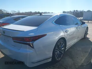 2018 Lexus LS with VIN JTHB5LFF9J5003179, listed as a IAAI auction lot 41207520 with 109,345 mi miles. Bid and sale history available at carsss.com. Image 4.