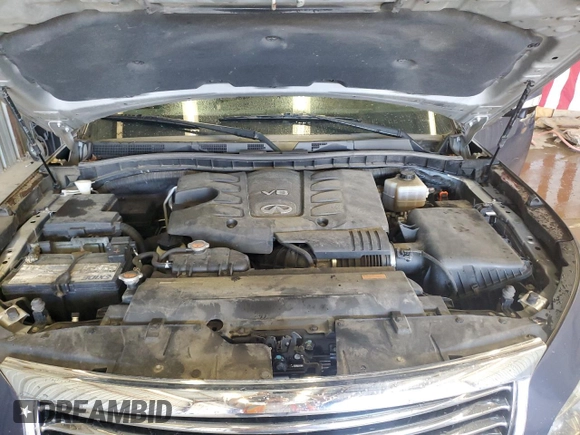 2014 Infiniti QX80 with VIN JN8AZ2NC4E9352899, listed as a Copart auction lot 54101355 with 102,340 mi miles and Salvage title. Bid and sale history available at DreamBid. Image 12.