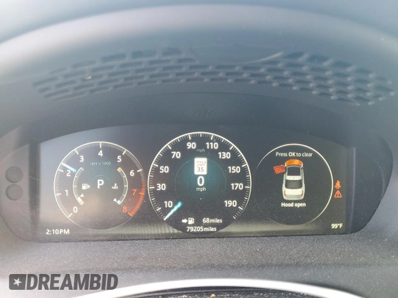 2016 Jaguar XJ Portfolio z VIN SAJWJ2GD3G8W03257, wystawiony jako Copart lot #76550324 z przebiegiem 79 205 mil mil oraz Szkoda całkowita • Salvage title. Historia ofert i sprzedaży dostępna na DreamBid. Obrazek 9.