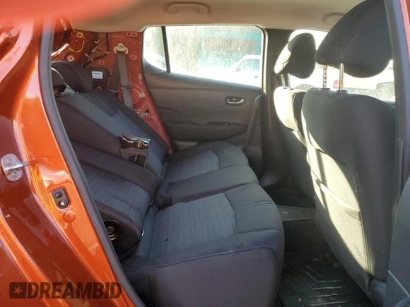 2022 Nissan LEAF SV Plus with VIN 1N4BZ1CV5NC561964, listed as a Copart auction lot 43735905 with 15,463 mi miles and Salvage Title. Bid and sale history available at DreamBid. Image 10.