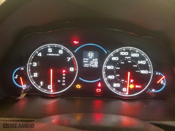 2004 Acura TSX w/Navigation with VIN JH4CL96934C010877, listed as a Copart auction lot 86949174 with 207,428 mi miles and Salvage Title. Bid and sale history available at carsss.com. Image 9.