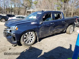 2019 Chevrolet Silverado 1500 High Country with VIN 1GCUYHEL4KZ131328, listed as a Copart auction lot 47837775 with 64,921 mi miles and Salvage Title. Bid and sale history available at carsss.com. Image 1.