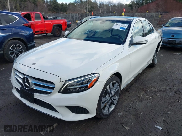 2021 Mercedes-Benz C 300 z VIN W1KWF8EB5MR605575, wystawiony jako IAAI lot #41042025 z przebiegiem 25 639 mil mil oraz . Historia ofert i sprzedaży dostępna na DreamBid. Obrazek 2.