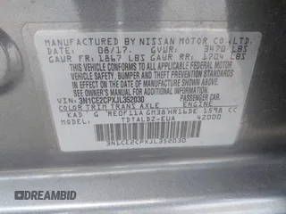 2018 Nissan Note SV с VIN 3N1CE2CPXJL352030, выставлен на аукционе IAAI как лот 42282189 с пробегом 58 100 миль миль и . История ставок и продаж доступна на DreamBid. Изображение 9.