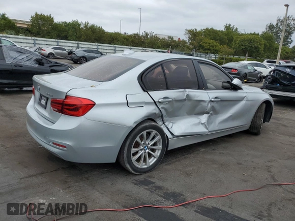 2016 BMW 3 Series 320i with VIN WBA8A9C50GK615686, listed as a Copart auction lot 88160955 with 59,603 mi miles and Salvage Title. Bid and sale history available at carsss.com. Image 3.