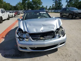 2006 Mercedes-Benz CLK 3.5L with VIN WDBTK56G86T056136, listed as a Copart auction lot 53261395 with 129,834 mi miles and Salvage Title. Bid and sale history available at carsss.com. Image 5.