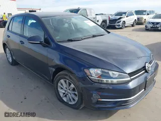 2018 Volkswagen Golf S with VIN 3VWG17AU2JM275371, listed as a IAAI auction lot 41336711 with 52,523 mi miles. Bid and sale history available at carsss.com. Image 1.