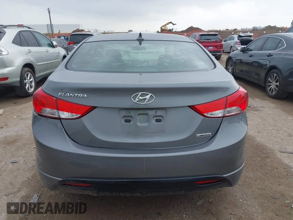 2013 Hyundai Elantra Limited with VIN 5NPDH4AEXDH451649, listed as a IAAI auction lot 41691494 with 124,827 mi miles and . Bid and sale history available at DreamBid. Image 17.