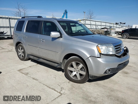 2015 Honda Pilot Touring with VIN 5FNYF4H95FB043741, listed as a Copart auction lot 47420765 with 161,102 mi miles and Salvage Title. Bid and sale history available at carsss.com. Image 4.