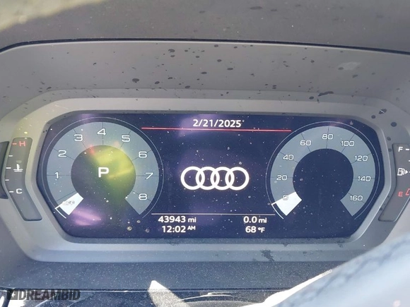 2023 Audi A3 Premium with VIN WAUAUDGY0PA037871, listed as a IAAI auction lot 41768995 with 43943 miles. Bid and sale history available at carsss.com. Image 7.