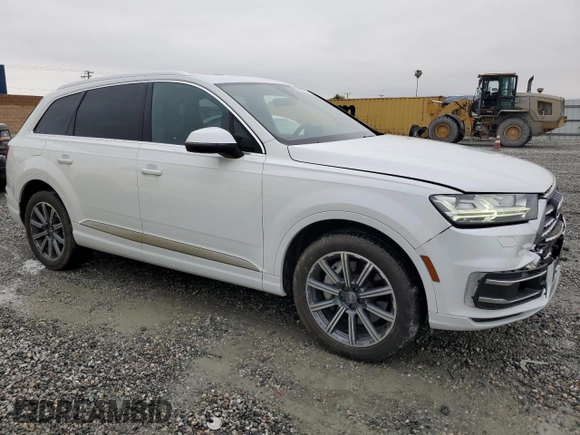 2017 Audi Q7 Premium Plus with VIN WA1LAAF78HD006664, listed as a Copart auction lot 55680185 with 116,227 mi miles and Salvage Title. Bid and sale history available at DreamBid. Image 4.