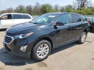 2021 Chevrolet Equinox LT with VIN 3GNAXUEV2ML306581, listed as a Copart auction lot 60613455 with 36,272 mi miles and Salvage title. Bid and sale history available at DreamBid. Image 1.