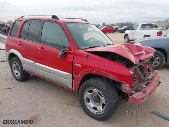 2004 Suzuki Grand Vitara with VIN JS3TE62V344100216, listed as a IAAI auction lot 41734638 with 213,166 mi miles. Bid and sale history available at carsss.com. Image 1.