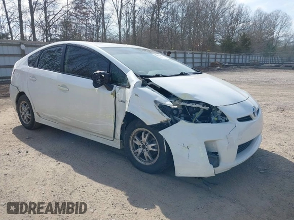 2010 Toyota Prius II with VIN JTDKN3DU7A0087891, listed as a IAAI auction lot 41710885 with Not Provided miles. Bid and sale history available at carsss.com. Image 1.
