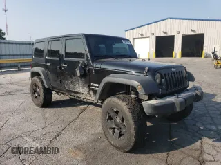2018 Jeep Wrangler JK Unlimited Sport S with VIN 1C4BJWDG1JL907310, listed as a Copart auction lot 70826504 with 135,413 mi miles and Salvage Title. Bid and sale history available at carsss.com. Image 4.