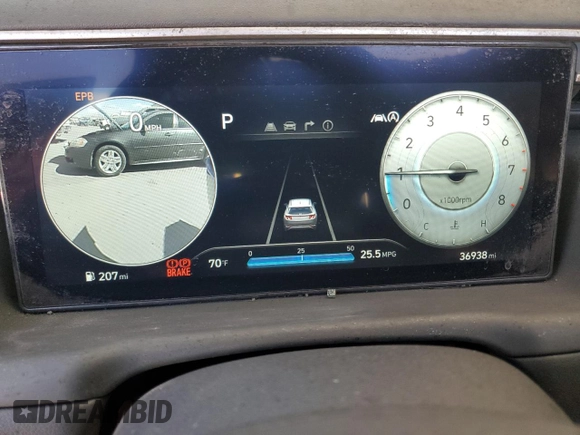 2023 Hyundai Tucson Limited with VIN 5NMJECAE4PH225971, listed as a Copart auction lot 49006685 with 36,938 mi miles and Salvage title. Bid and sale history available at DreamBid. Image 9.