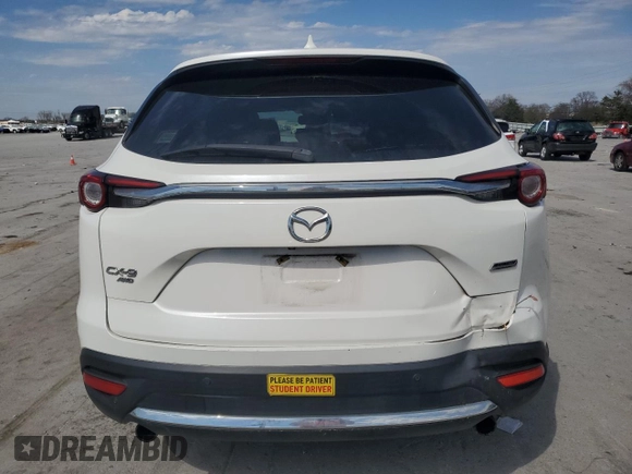 2017 Mazda CX-9 Signature with VIN JM3TCBEY8H0129718, listed as a Copart auction lot 50511875 with 81,203 mi miles and Salvage title. Bid and sale history available at DreamBid. Image 6.